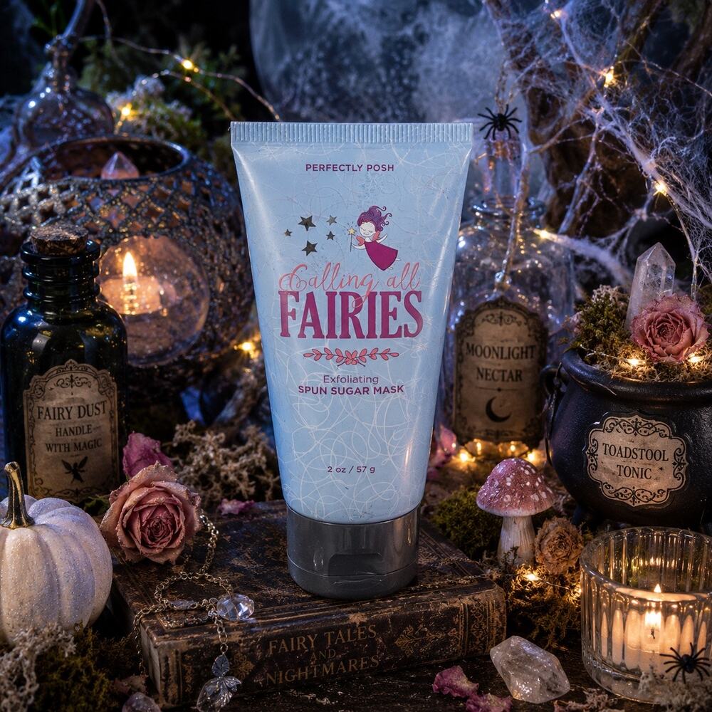 Perfectly Posh Calling All Fairies Spun Sugar Face Mask NEW Retired 2oz